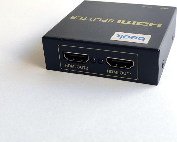 Beek 2 Port 4K HDMI Video Çoklayıcı, 3840 x 2160 piksel çözünürlük, HDMI 1.4, HDCP 1.4, USB güç kabl - Image 1