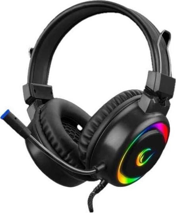 Rampage Sn-r10 Alquıst Siyah 3,5mm Rgb Gaming Oyuncu Mikrofonlu Kulaklık - Image 1