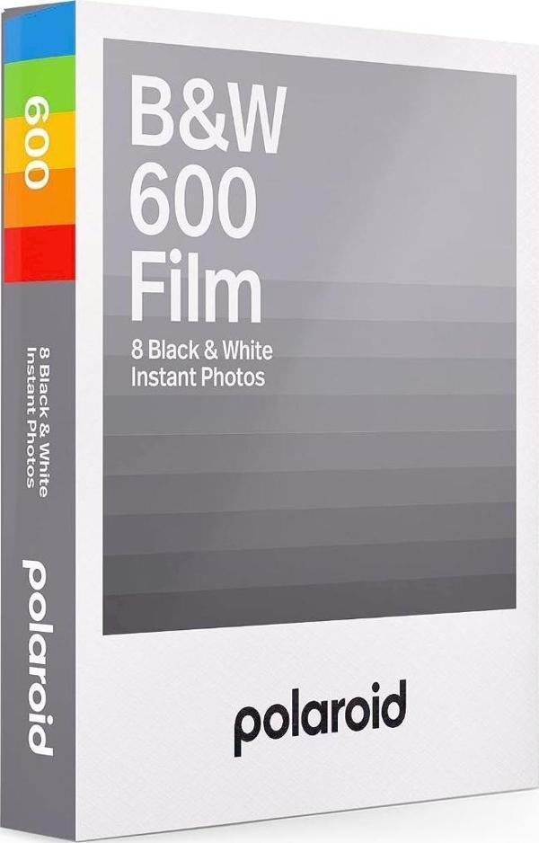 Polaroid B&W 600 Instant Film 8 Poz (Ürt: 06-2023) - Image 1