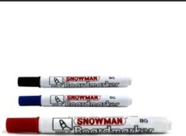 Snowman Boardmarker 3 Renk Tahta Kalemi - Image 1