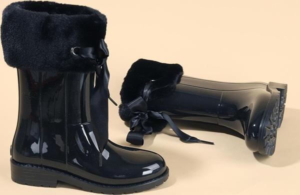 IGOR Campera Charol Soft Kız Çocuk Su Geçirmez Yağmur Kar Çizmesi W10239 Siyah - Image 1