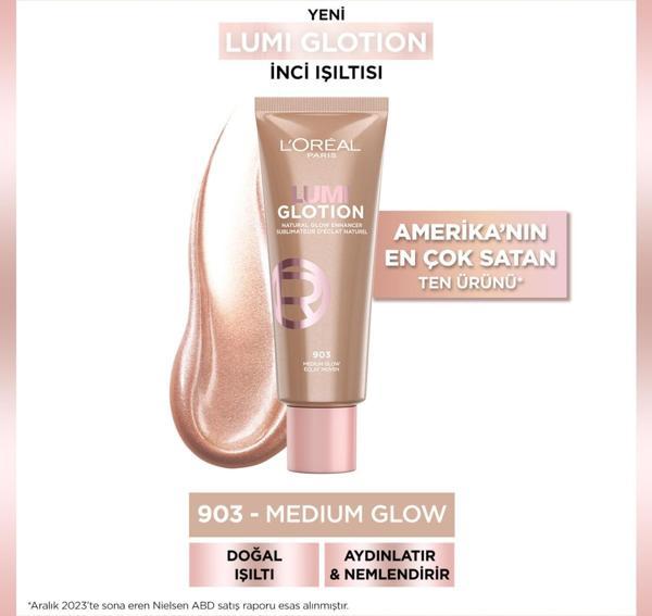 L'Oréal Paris Glotion All-In-One Doğal Işıltı 903 - Medium Glow - Image 1