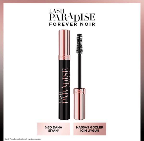 L'Oréal Paris Lash Paradise Forever Noir Maskara - Image 1