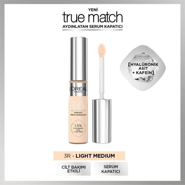 L'Oréal Paris True Match Aydınlatan Serum Kapatıcı - 3R - Image 1