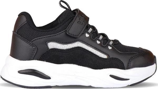 Vicco Chou 346.24Y.130 Cırtlı Kız Çocuk Spor Ayakkabı Siyah - Image 1