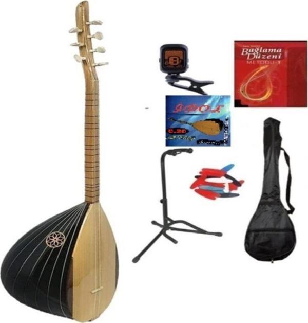 İDOL Profesyonel Vengi Uzun Sap Saz Tam Set - Image 1