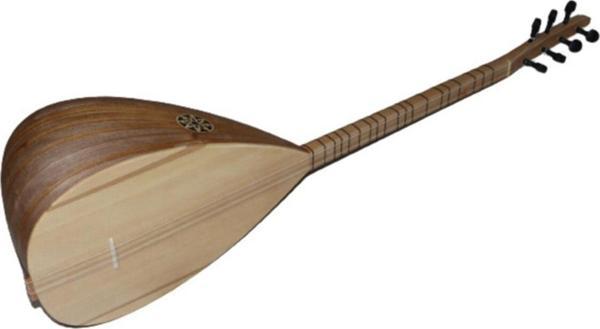 Lodi Saz Uzun Sap Kalite Özel Yapım Mat Tam Set Ceviz - Image 1