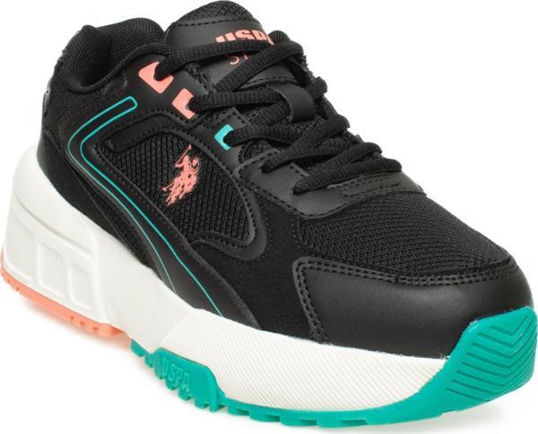 U.S. Polo Assn. Orenda 3Pr Günlük Siyah Kadın Spor Ayakkabı - Image 1