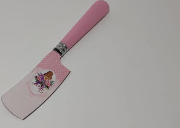 Dekoratif Çiçek Baskılı Mini Satır 21 cm Mini Sebze Meyve Satır Bıçağı Small Row - Image 1