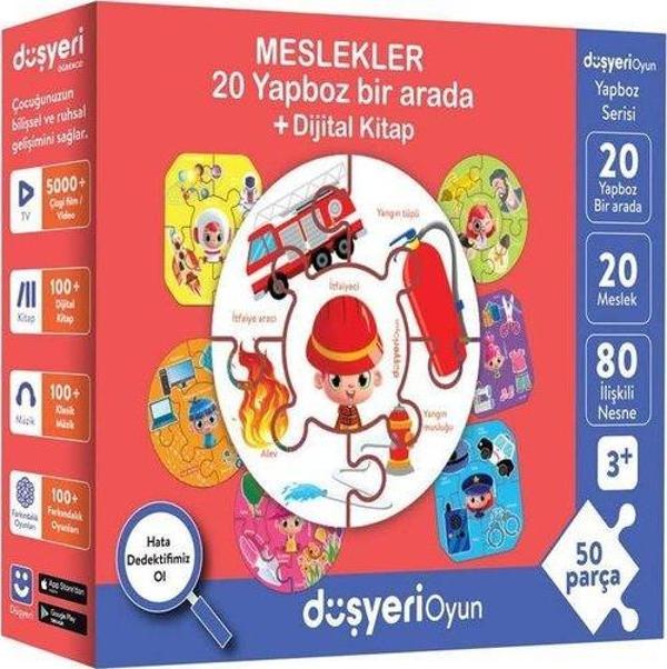Düşyeri Meslekler 20 Adet Puzzle - Image 1