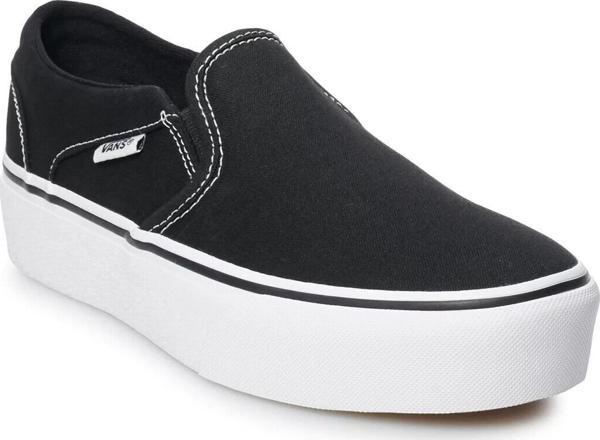 Vans Vn0A3Wmm Wm Asher Platform Sneakers Siyah Unisex Spor Ayakkabı - Image 1