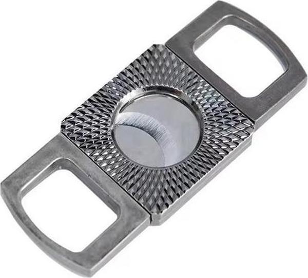 PQ Gunmetal Metal İşlemeli Puro Makası Kesici - Image 1