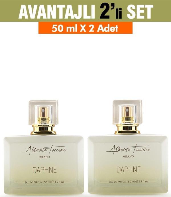 2'Li Set Alberto Taccini Daphne Kadın Parfümü 50 ml - Image 1