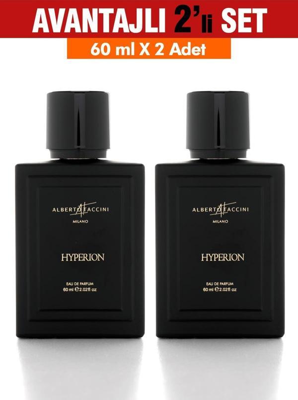 2'Li Set Alberto Taccini Hyperion Erkek Parfümü 60 ml - Image 1