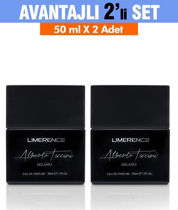 2'Li Set Alberto Taccini Limerence Erkek Parfüm 50 ml - Image 1