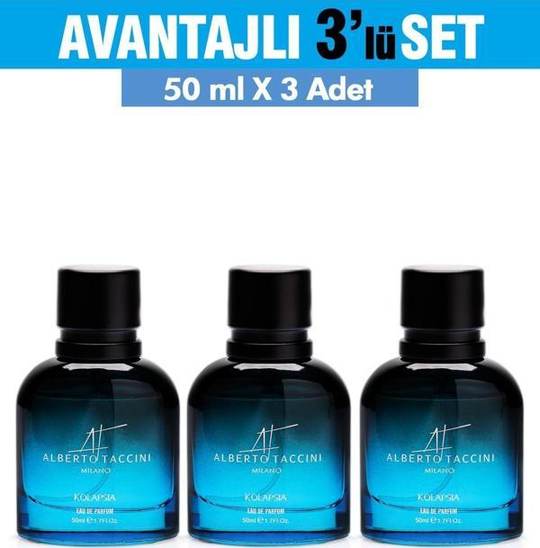 3'Lü Set Alberto Taccini  Kolapsia Erkek Parfüm - Image 1