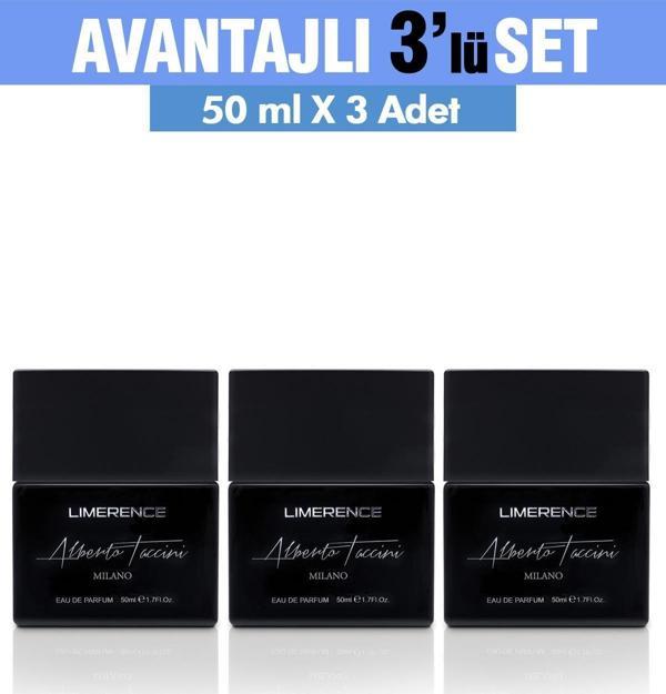 3'Lü Set Alberto Taccini  Limerence Erkek Parfüm - Image 1