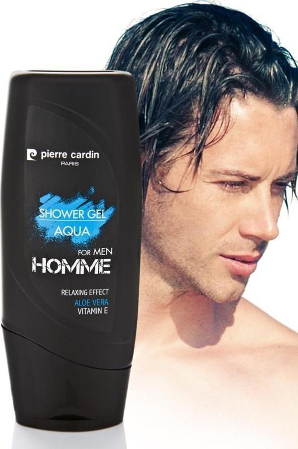 Pierre Cardin Aqua Aloa Vera ve E Vitaminli pH Dengeli Canlandırıcı Duş Jeli - 300 ML - Image 1