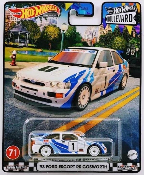 Hot Wheels Boulevard  93 Ford Escort RS Cosworth GJT68 HKF17 - Image 1