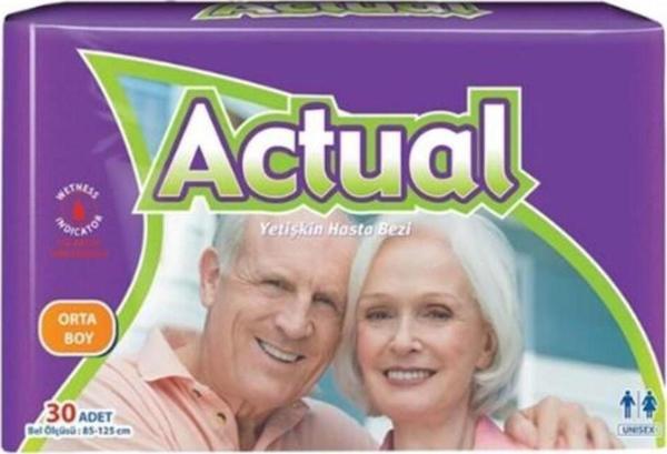 Actual Hasta Altı Bezi Orta Boy 30 Lu - Image 1