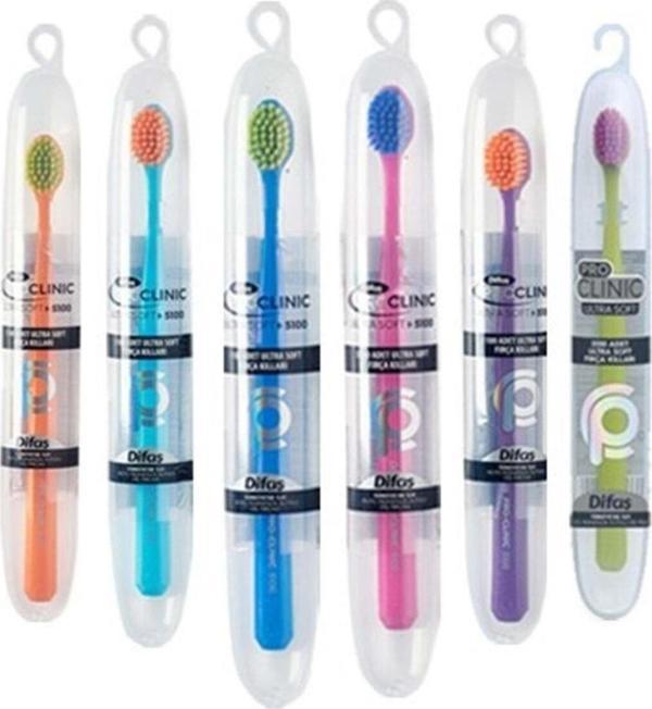 Difaş Dişaf Diş Fırçası Pro-Clınıc Ultra Soft 6 Adet - Image 1