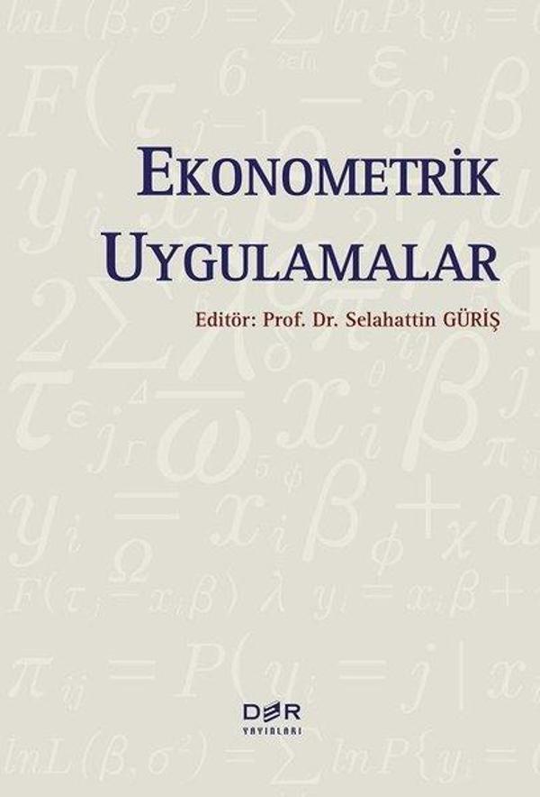 Ekonometrik Uygulamalar - Der Yayınları - Image 1