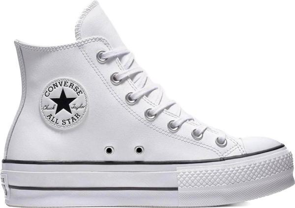 Converse 561676 C Taylor All Star Leather Platform Beyaz Unisex Ayakkabı - Image 1