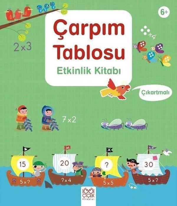 Çarpım Tablosu Etkinlik Kitabı - 1001 Çiçek - Image 1