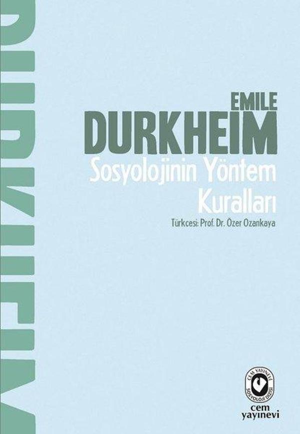 Sosyolojinin Yöntem Kuralları - Cem Yayınevi - Image 1