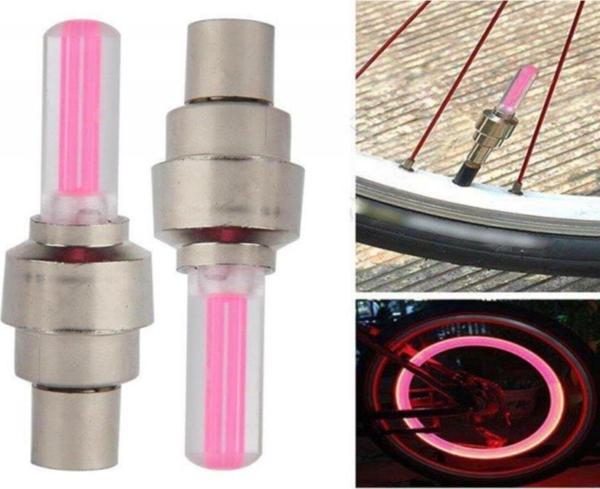  Pembe Hareket Sensörlü Işıklı Bisiklet MOtorsiklet Sibop Kapağı(2li) - Image 1