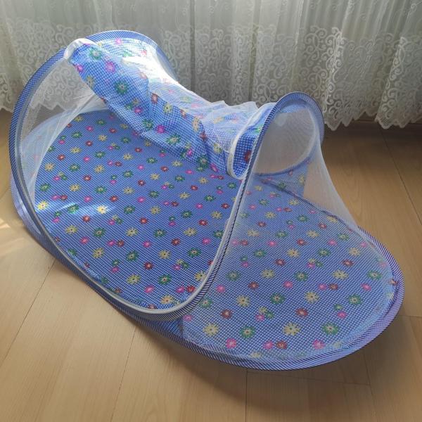 Katlanılabilir Bebek Cibinlik 90 cm  Bebek Tül Sineklik Haşere Koruyucu Bebek Çadırı m-y - Image 1