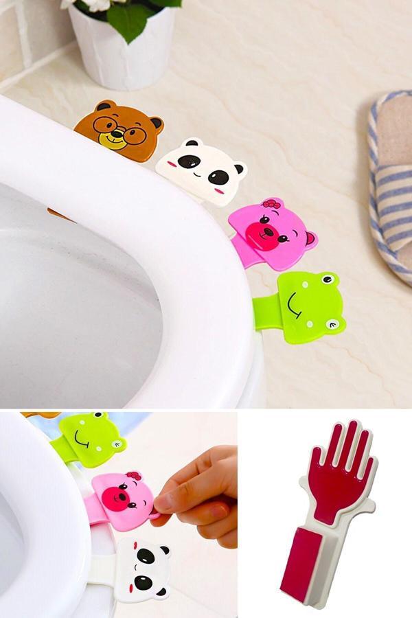 Klozet Kapağı Tutacağı Hijyenik Kaldırma Kolu Aparatı - Image 1