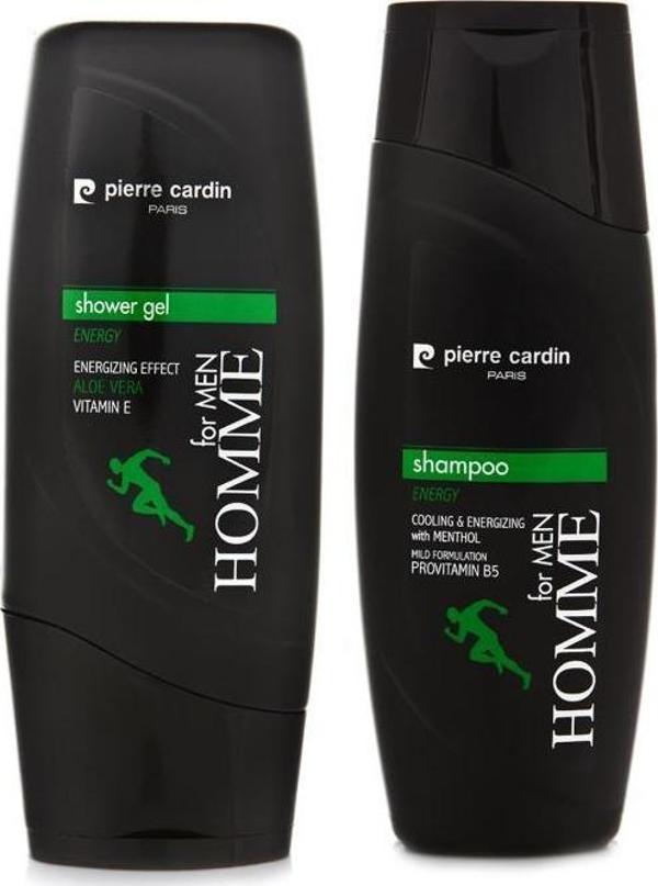 Pierre Cardin Energy Kepeğe Karşı Etkili Şampuan&Duş Jeli - 2'li Set - Image 1
