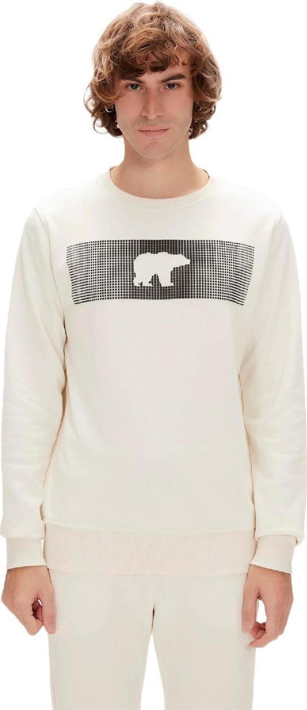 Bad Bear 19.02.12.007 Fancy 3D Kırık Beyaz Erkek Sweatshirt - Image 1