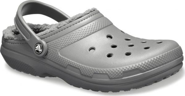 Crocs 203591M Classic Lined Clog Gri Unisex Terlik - Image 1