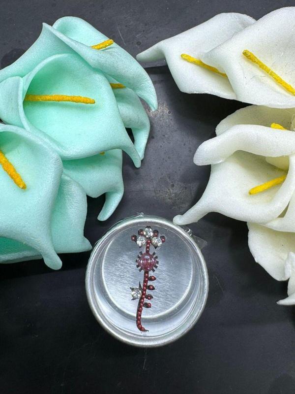 Airbrush Tattoo Yüz Taşı Face Gems Yapışkan Burun Parmak Hızma Model 34 - Image 1