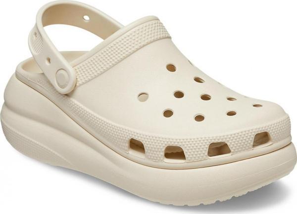 Crocs 207521 G Classic Crush Clog Krem Unisex Terlik - Image 1