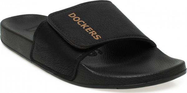 Dockers 226324 Cırtlı Siyah Erkek Terlik - Image 1