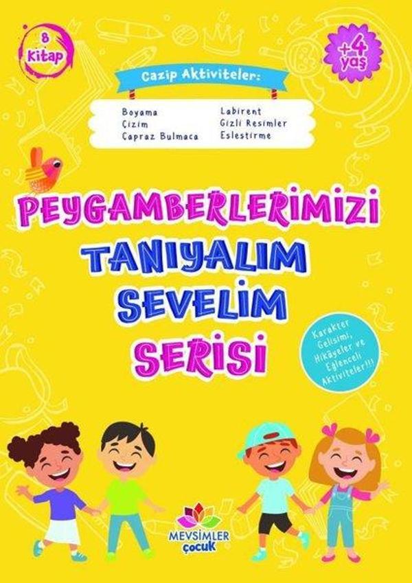 Peygamberlerimizi Tanıyalım Sevelim Serisi-8 Kitap Takım - Mevsimler Çocuk - Image 1