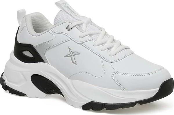 KİNETİX VALERIA PU 3PR BEYAZ COMFORT CASUAL ANATOMİK SPOR AYAKKABISI - Image 1
