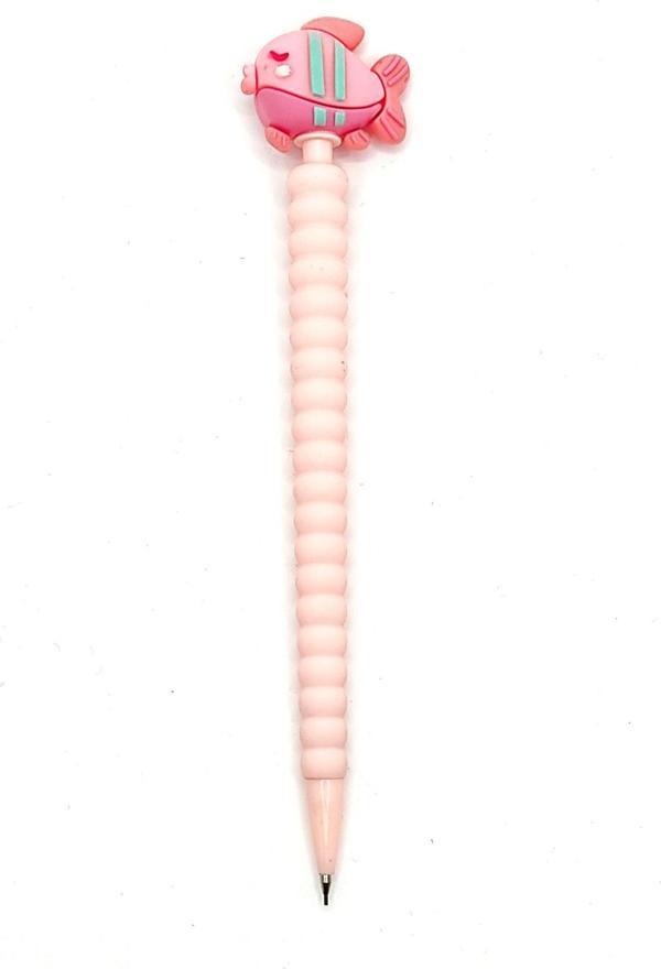 Balık Başlıklı Pembe 0.7 Versatil Kalem - 1 Adet - Image 1