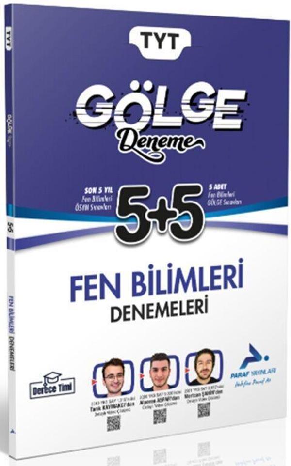 TYT Fen Bilimleri Gölge Deneme Paraf Yayınları - Paraf Yayınları - Image 1