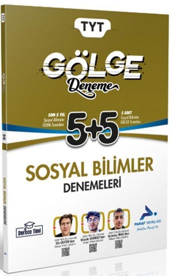 TYT Sosyal Bilimler Gölge Deneme Paraf Yayınları - Paraf Yayınları - Image 1