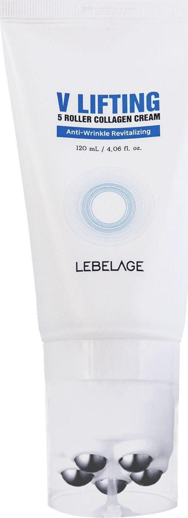 Lebelage Kolajen İçeren Çene Hattı Şekillendirici Sıkılaştırıcı V Lifting Krem  5 Roller 120ml - Image 1