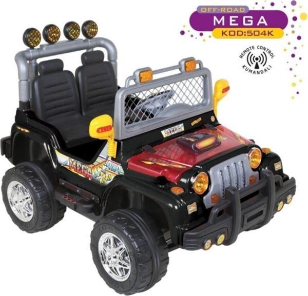 Aliş 504K Mega Çift Kişilik Uzaktan Kumandalı 12 V Akülü Araba - Image 1