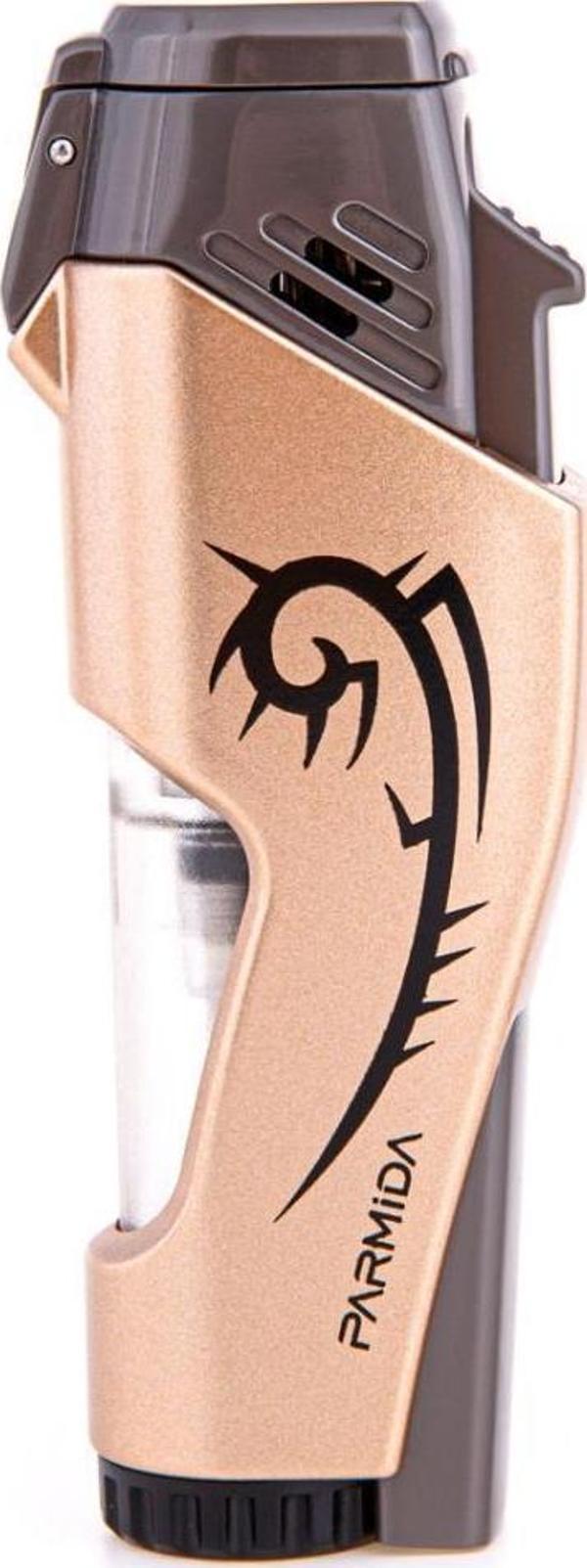 Parmida 2 Torch Pürmüz Bronz Desenli Puro Çakmağı - Image 1