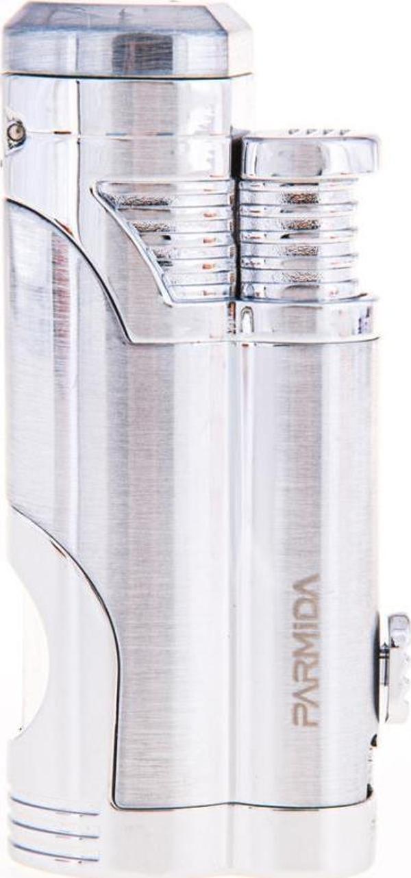 Parmida 2 Torch Pürmüz Gümüş Puro Çakmağı - Image 1