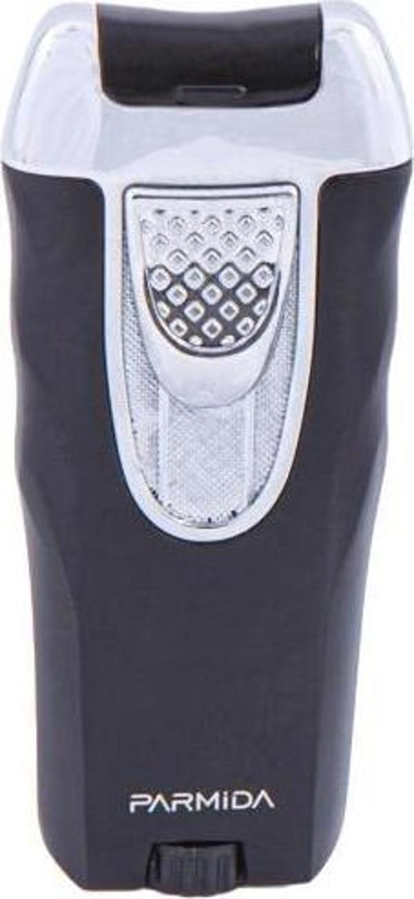 Parmida Tek Torch Pürmüz Siyah-Gümüş Puro Çakmağı - Image 1