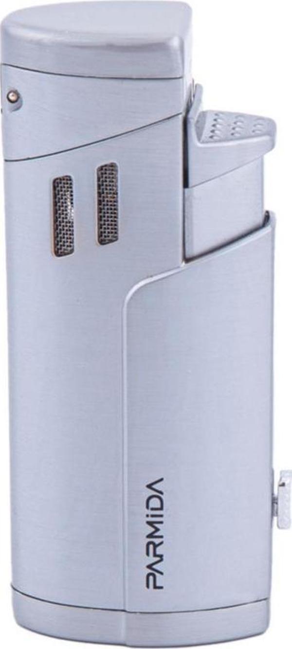 Parmida 3 Torch Pürmüz Gümüş Puro Çakmağı - Image 1