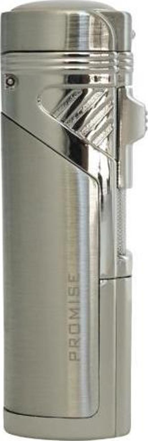 Promise Dört Torch Pürmüz Gümüş Puro Çakmağı - Image 1